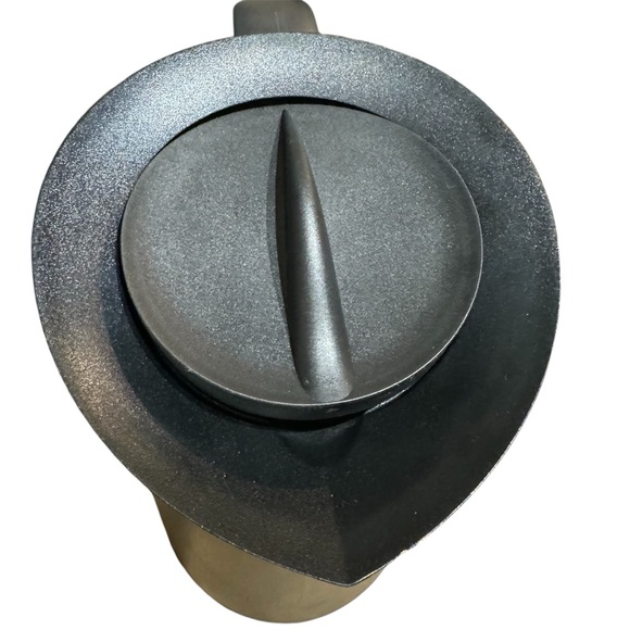 Starbucks Thermal Coffee Thermos Carafe 32oz Pitcher Migo Gray/Black Slant - Picture 5 of 10